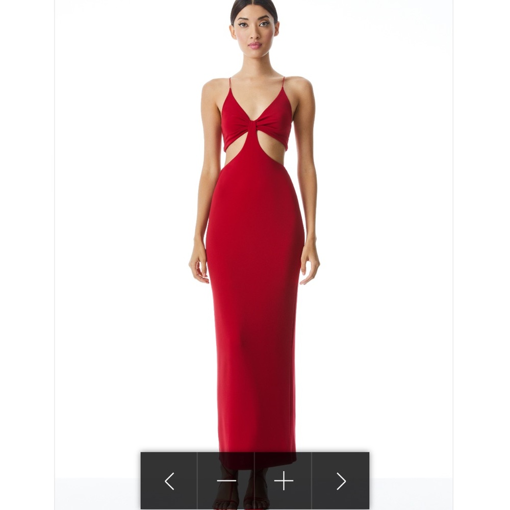 Alice and Olivia Havana Cut Out Dress